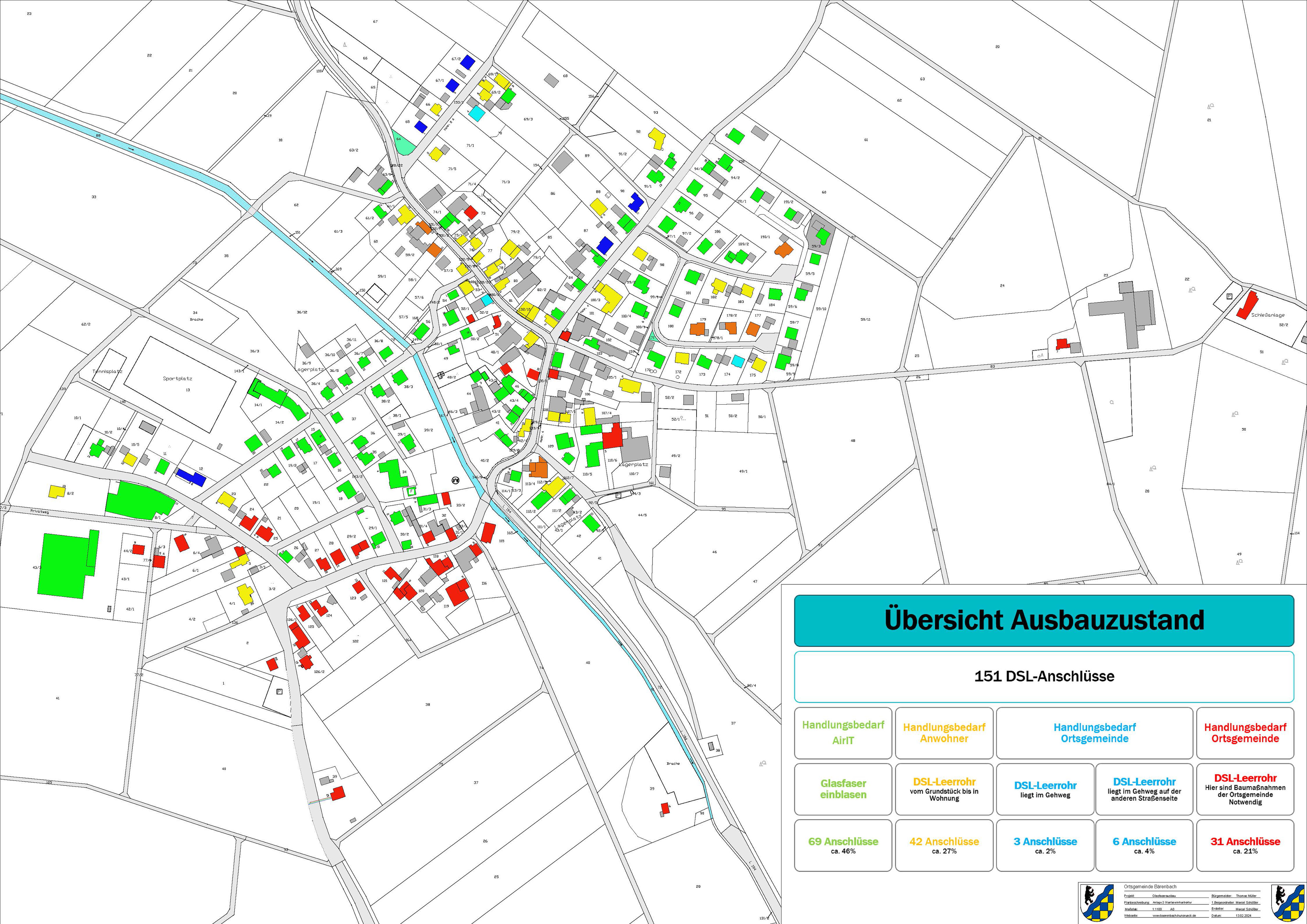 FTTH Übersichtsplan Bärenbach